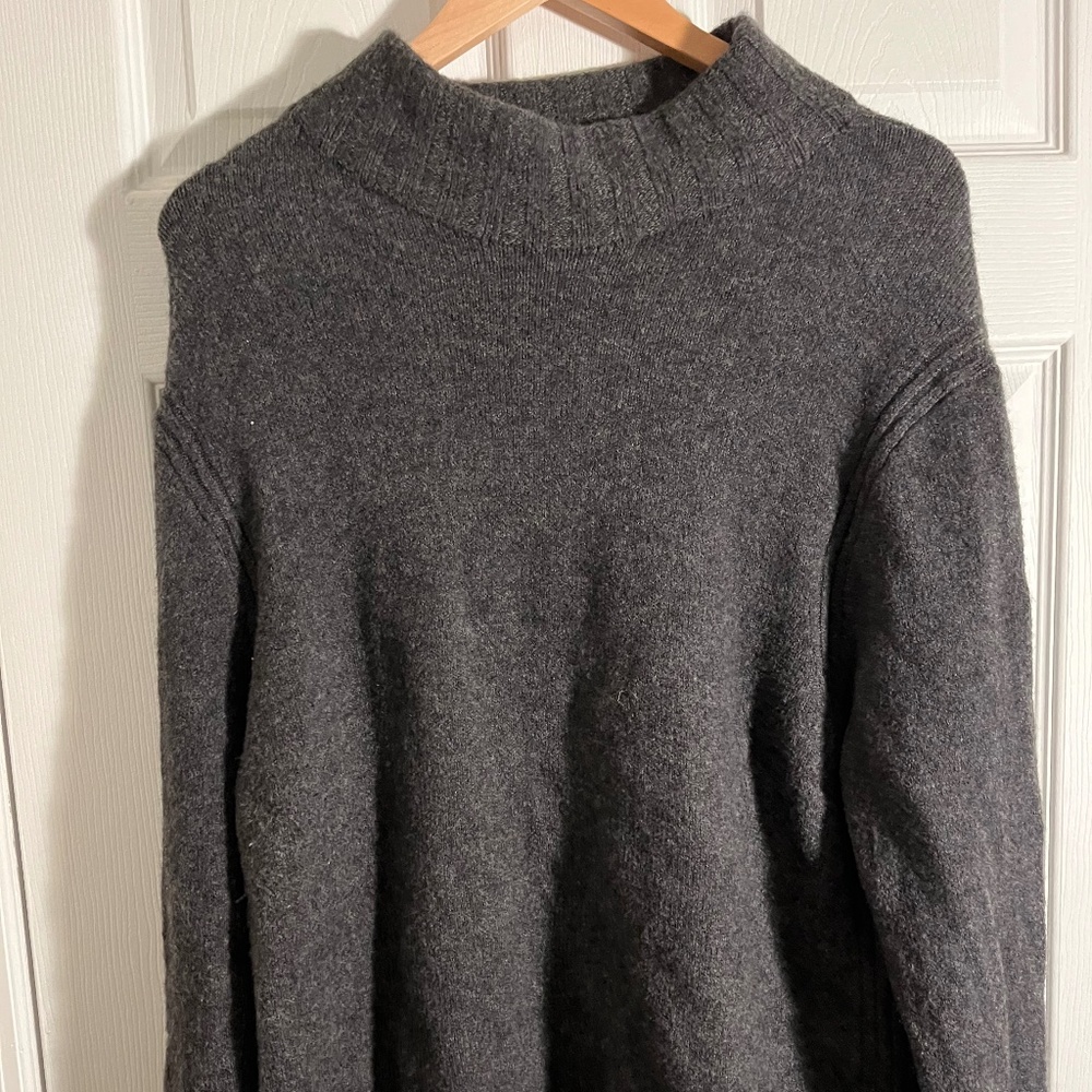 J.Crew Mockneck sweater in supersoft yarn 2X grey